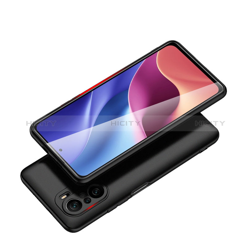 Funda Silicona Ultrafina Goma S02 para Xiaomi Redmi K40 Pro+ Plus 5G Negro