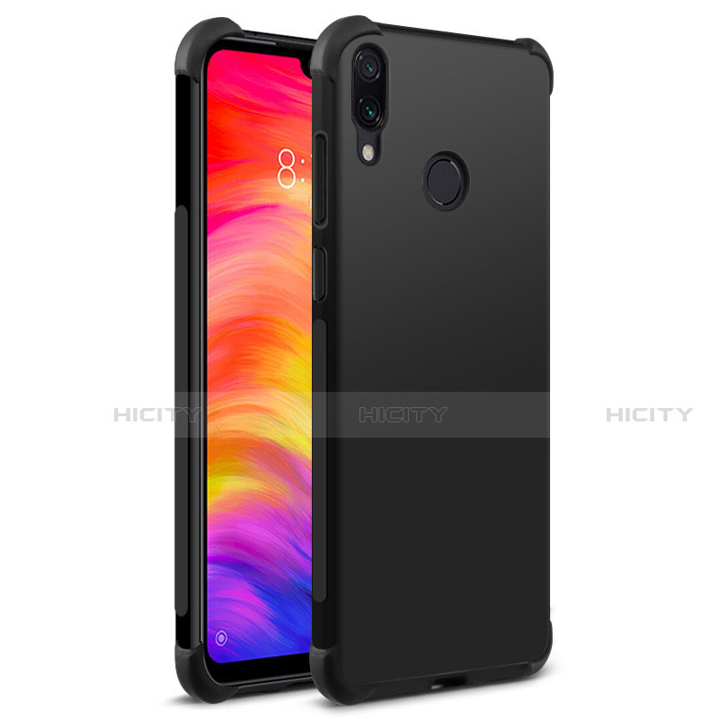 Funda Silicona Ultrafina Goma S02 para Xiaomi Redmi Note 7 Pro Negro