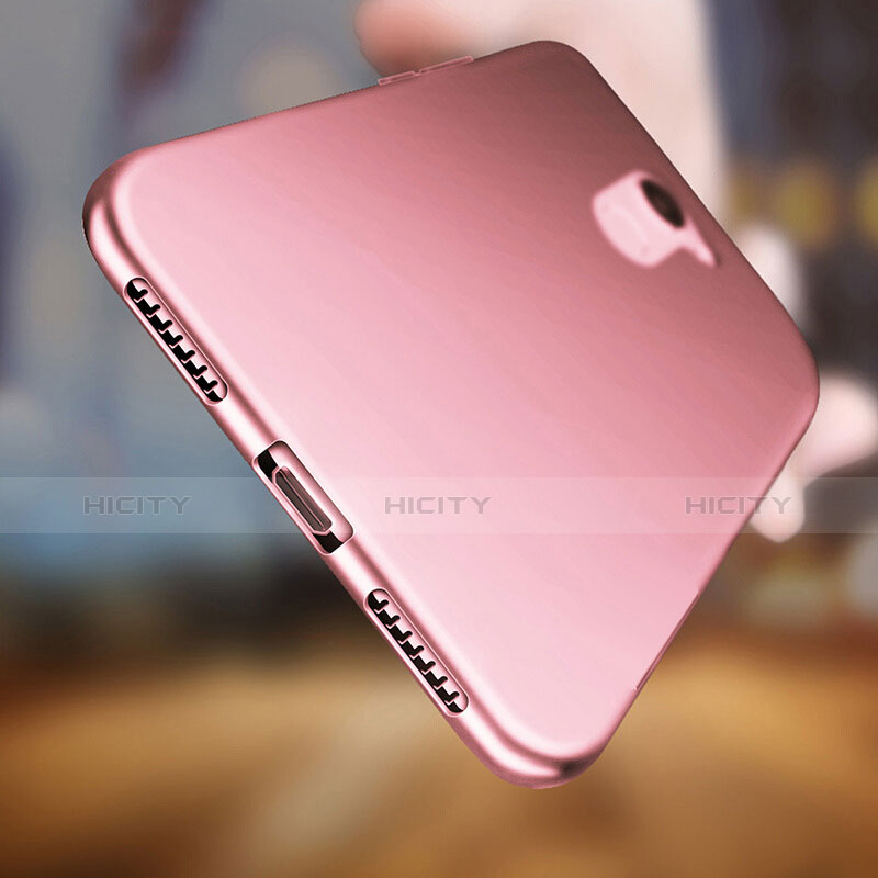 Funda Silicona Ultrafina Goma S03 para Huawei Enjoy 7 Plus Rosa