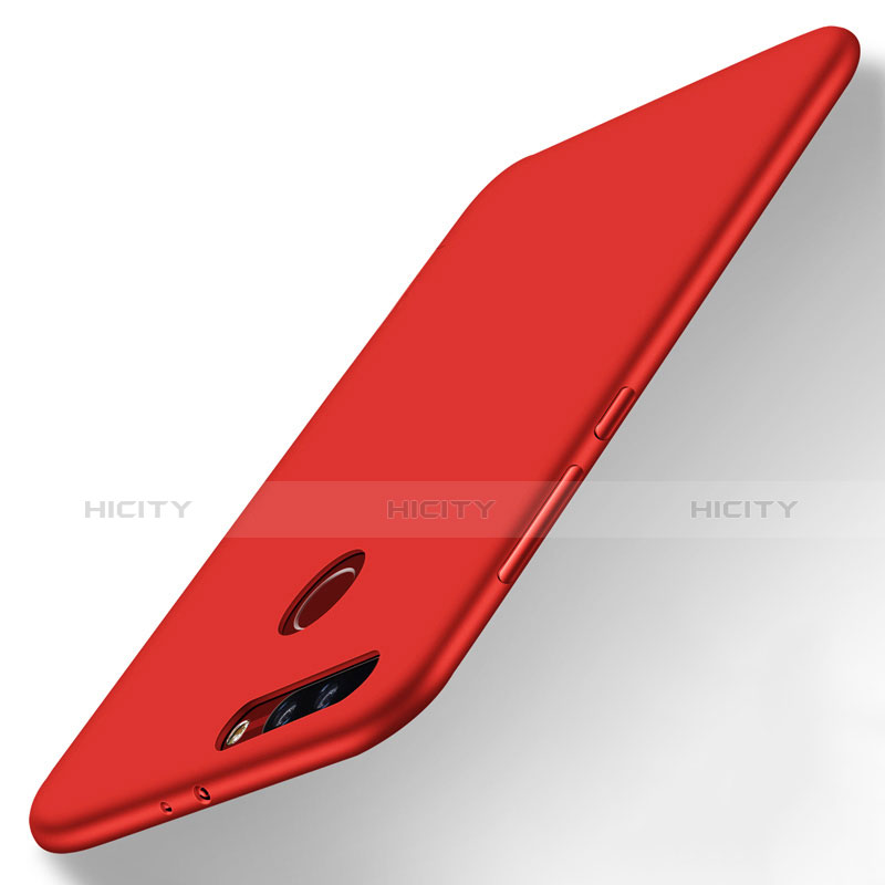 Funda Silicona Ultrafina Goma S03 para Huawei Honor 8 Pro Rojo