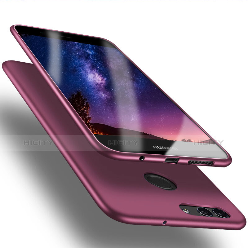 Funda Silicona Ultrafina Goma S03 para Huawei Nova 2 Plus Morado