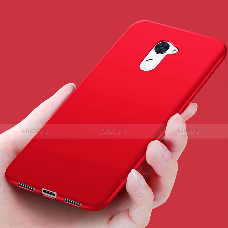 Funda Silicona Ultrafina Goma S03 para Huawei Y7 Prime Rojo