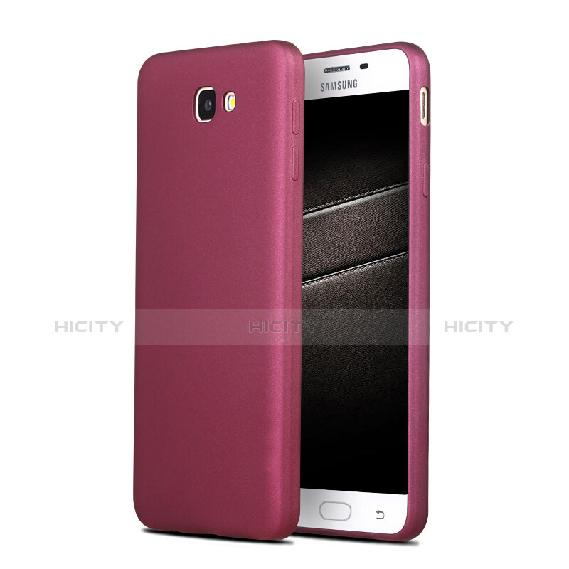 Funda Silicona Ultrafina Goma S03 para Samsung Galaxy On7 (2016) G6100 Morado