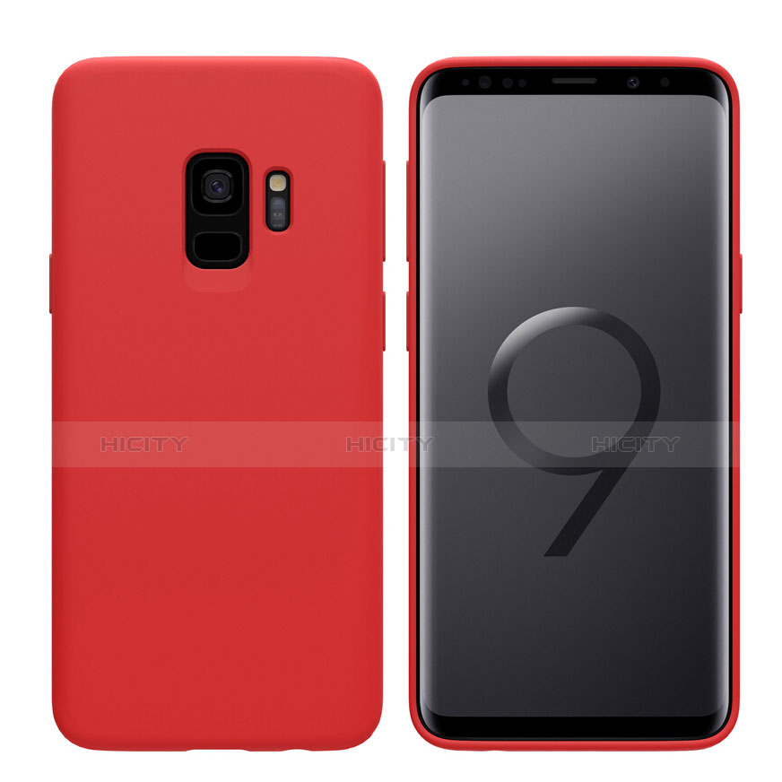 Funda Silicona Ultrafina Goma S03 para Samsung Galaxy S9 Rojo