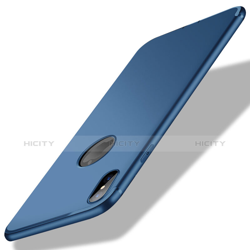 Funda Silicona Ultrafina Goma S04 para Apple iPhone Xs Azul