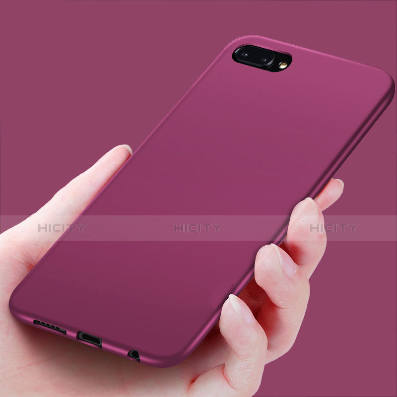 Funda Silicona Ultrafina Goma S04 para Huawei Honor 10 Morado