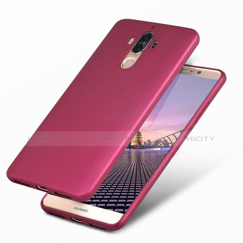 Funda Silicona Ultrafina Goma S04 para Huawei Mate 9 Morado