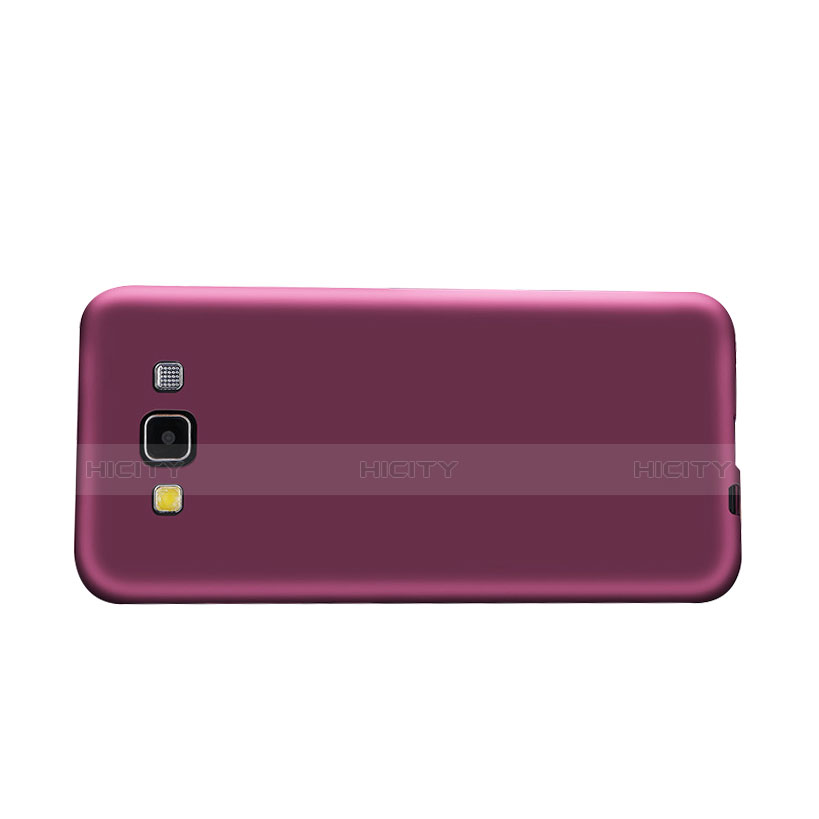 Funda Silicona Ultrafina Goma S04 para Samsung Galaxy A7 Duos SM-A700F A700FD Morado