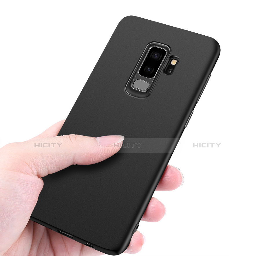 Funda Silicona Ultrafina Goma S04 para Samsung Galaxy S9 Plus Negro