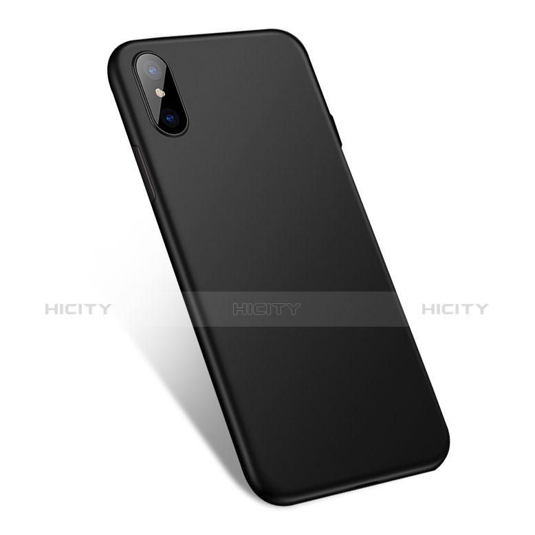 Funda Silicona Ultrafina Goma S05 para Apple iPhone Xs Negro