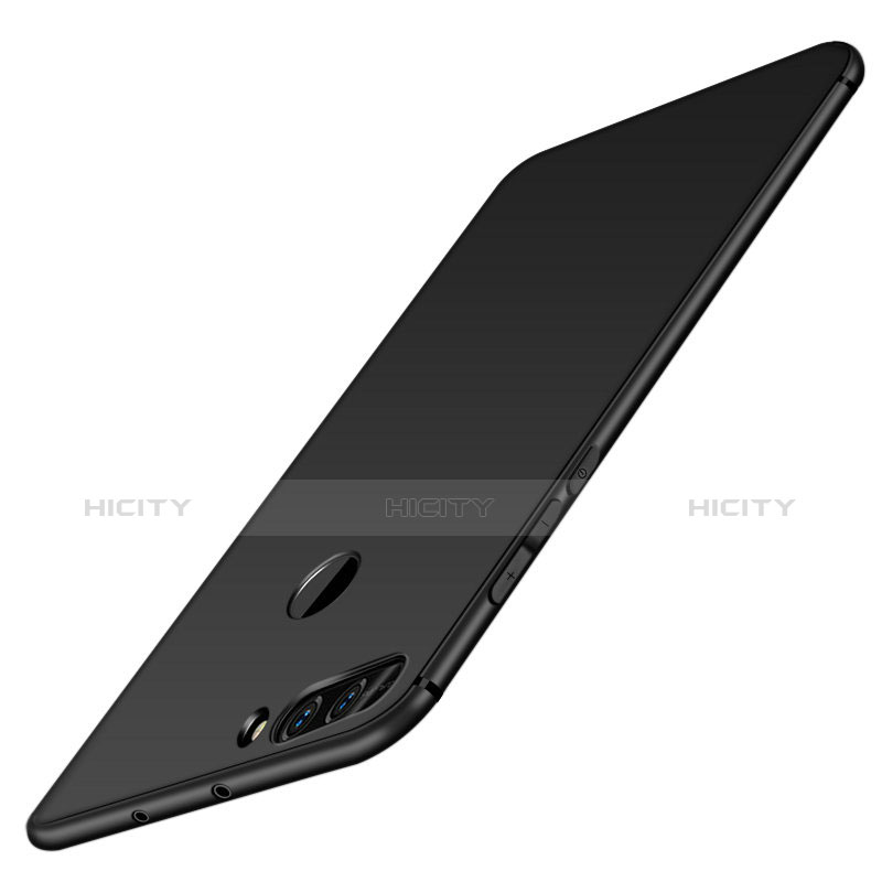 Funda Silicona Ultrafina Goma S06 para Huawei Honor V10 Negro