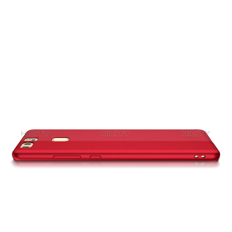 Funda Silicona Ultrafina Goma S07 para Huawei P9 Plus Rojo