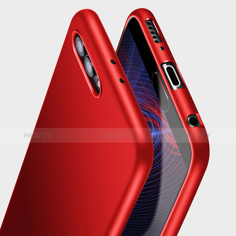 Funda Silicona Ultrafina Goma S09 para Huawei Honor View 10 Rojo