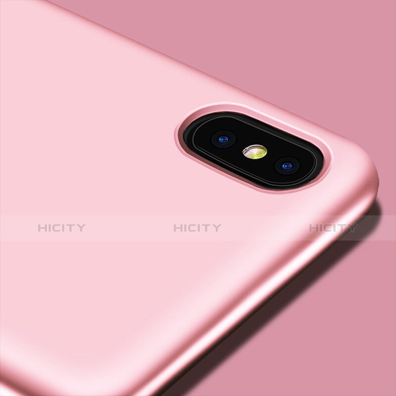 Funda Silicona Ultrafina Goma S16 para Apple iPhone X Rosa