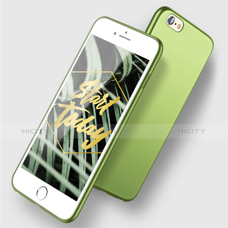 Funda Silicona Ultrafina Goma U01 para Apple iPhone 6 Verde