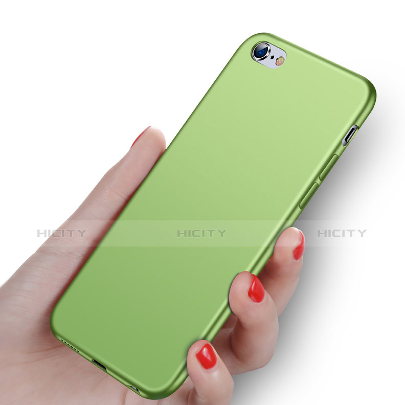 Funda Silicona Ultrafina Goma U01 para Apple iPhone 6 Verde