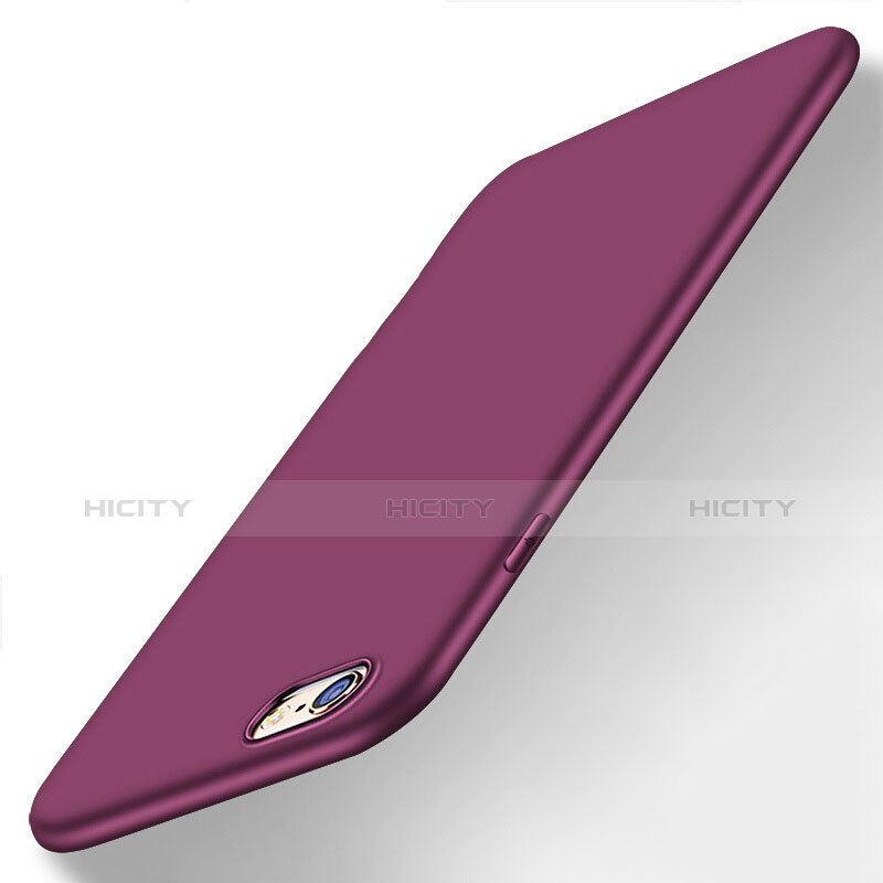 Funda Silicona Ultrafina Goma U05 para Apple iPhone 6 Plus Morado