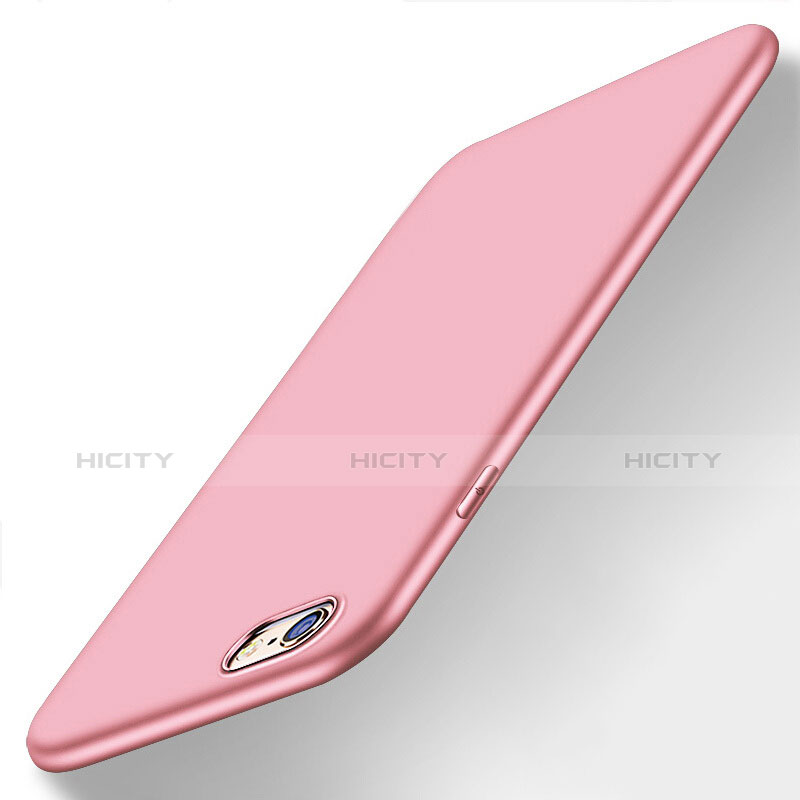 Funda Silicona Ultrafina Goma U05 para Apple iPhone 6 Plus Rosa