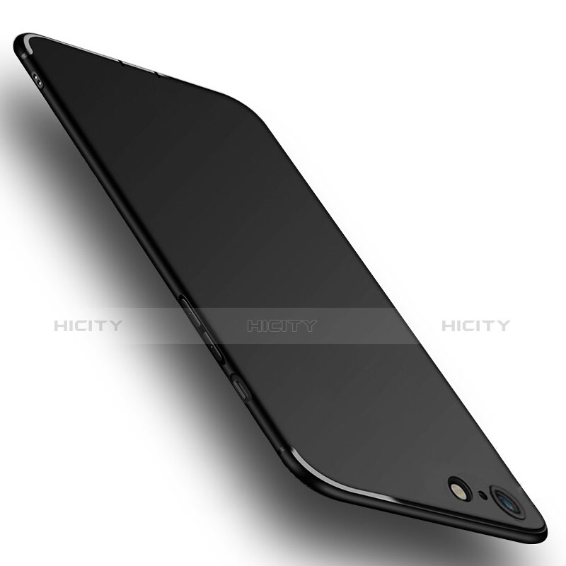 Funda Silicona Ultrafina Goma U08 para Apple iPhone 6 Negro