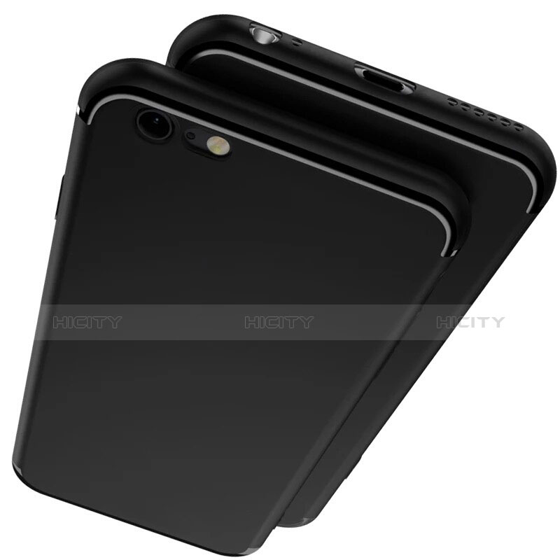 Funda Silicona Ultrafina Goma U08 para Apple iPhone 6 Negro