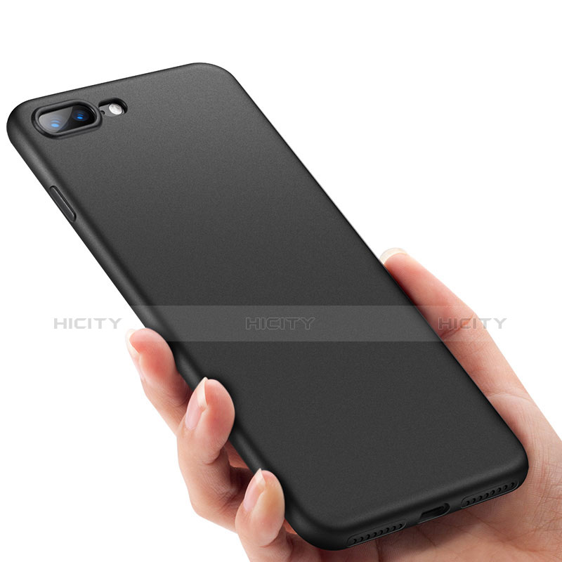 Funda Silicona Ultrafina Goma Z01 para Apple iPhone 7 Plus Negro