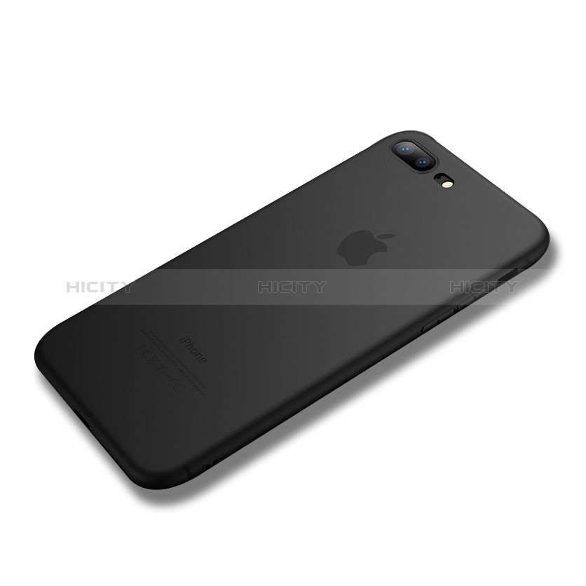 Funda Silicona Ultrafina Goma Z03 para Apple iPhone 8 Plus Negro