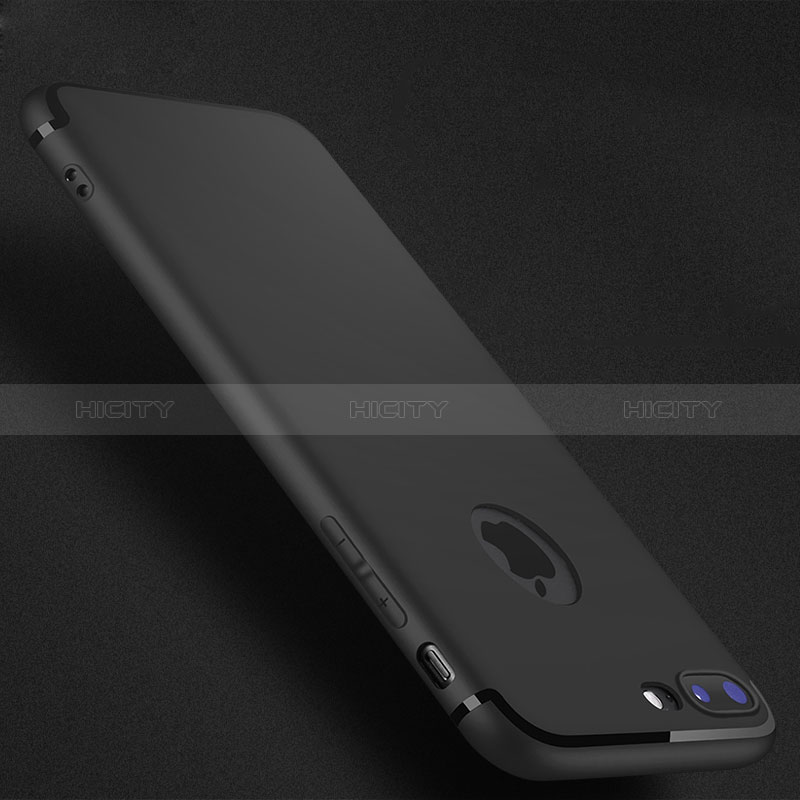 Funda Silicona Ultrafina Goma Z05 para Apple iPhone 8 Plus Negro