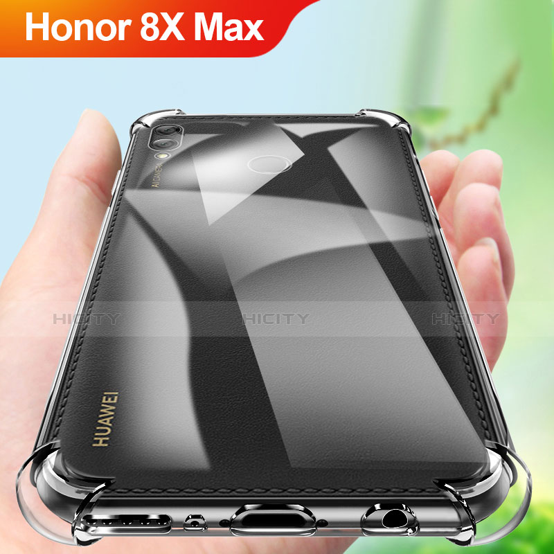 Funda Silicona Ultrafina Transparente A01 para Huawei Honor 8X Max Claro