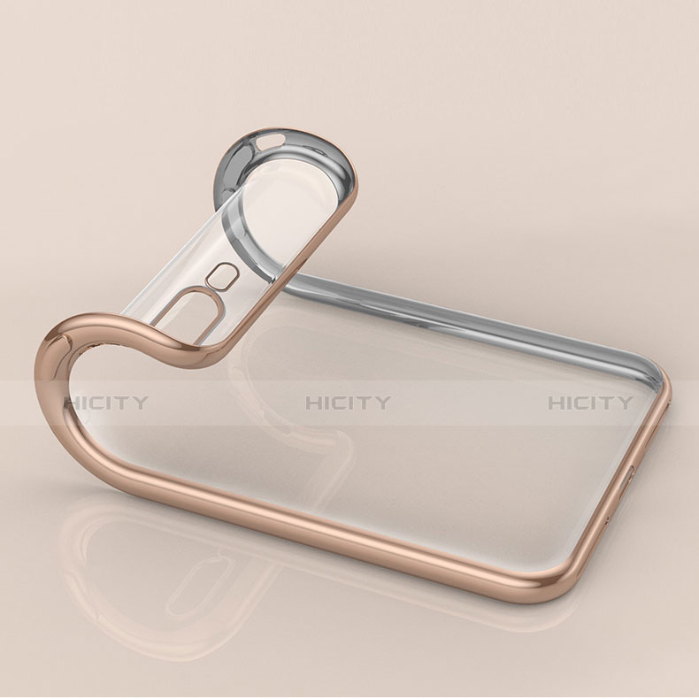 Funda Silicona Ultrafina Transparente A21 para Apple iPhone 7 Plus Oro