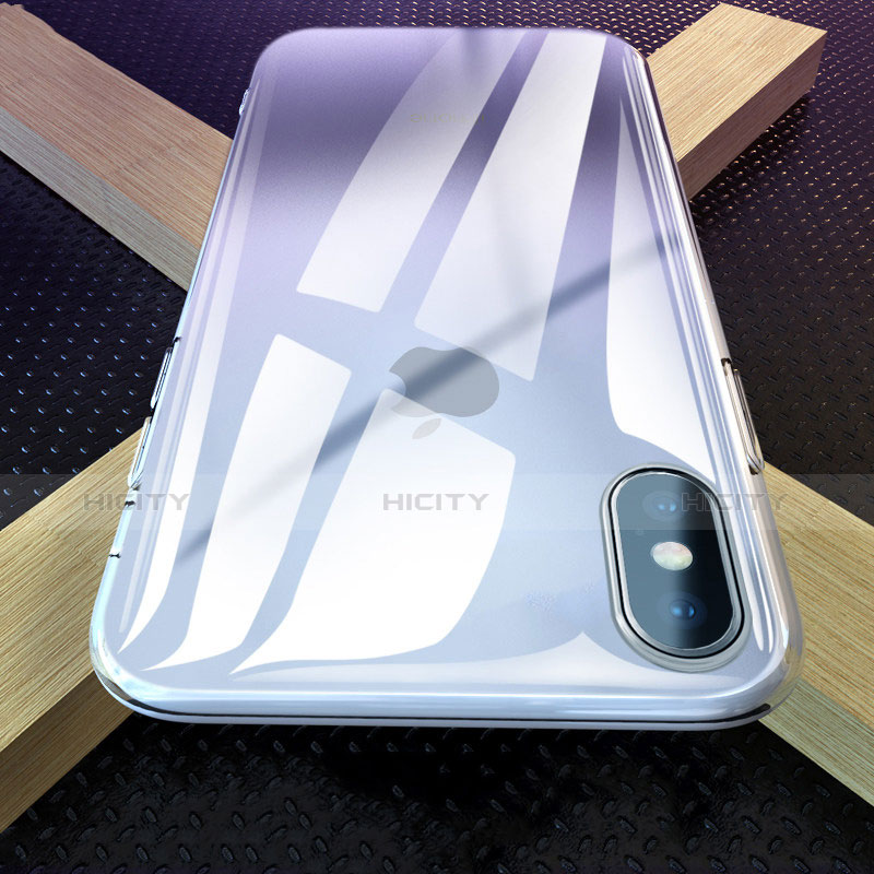 Funda Silicona Ultrafina Transparente C02 para Apple iPhone X Claro