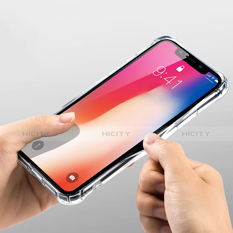 Funda Silicona Ultrafina Transparente C04 para Apple iPhone X Claro