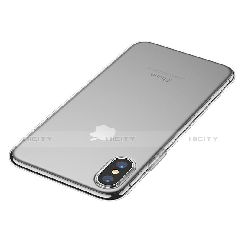 Funda Silicona Ultrafina Transparente C05 para Apple iPhone X Claro