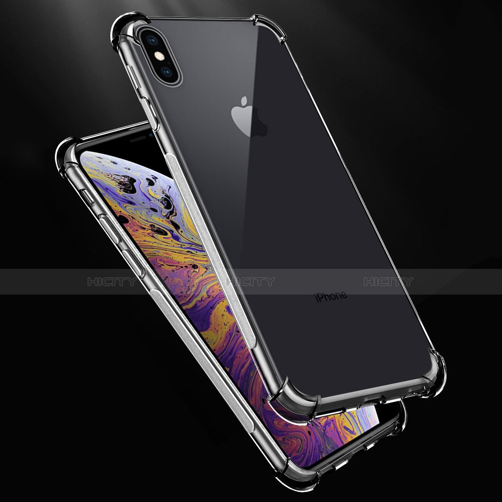 Funda Silicona Ultrafina Transparente C07 para Apple iPhone X Claro