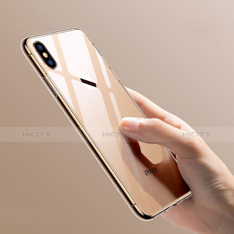 Funda Silicona Ultrafina Transparente C08 para Apple iPhone X Claro