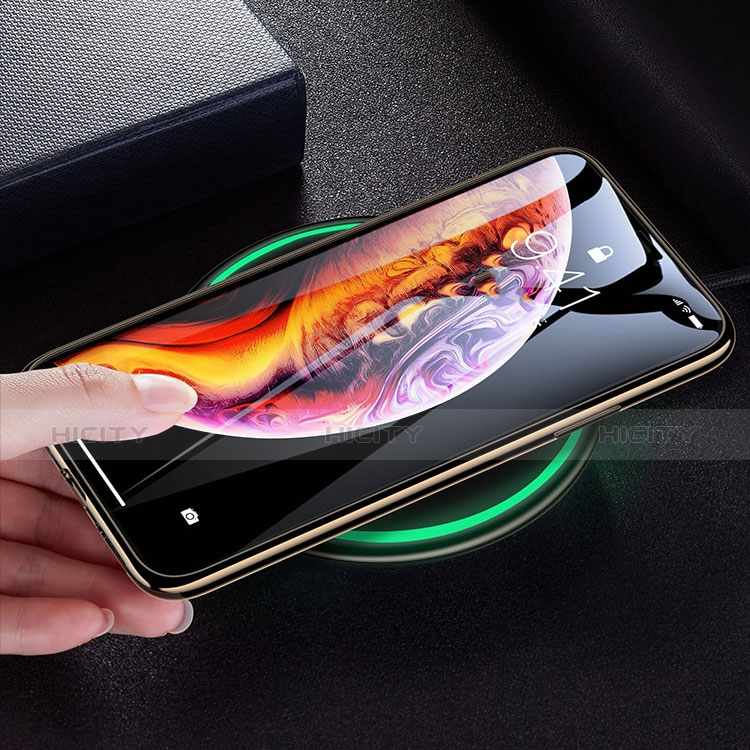 Funda Silicona Ultrafina Transparente C11 para Apple iPhone X Oro