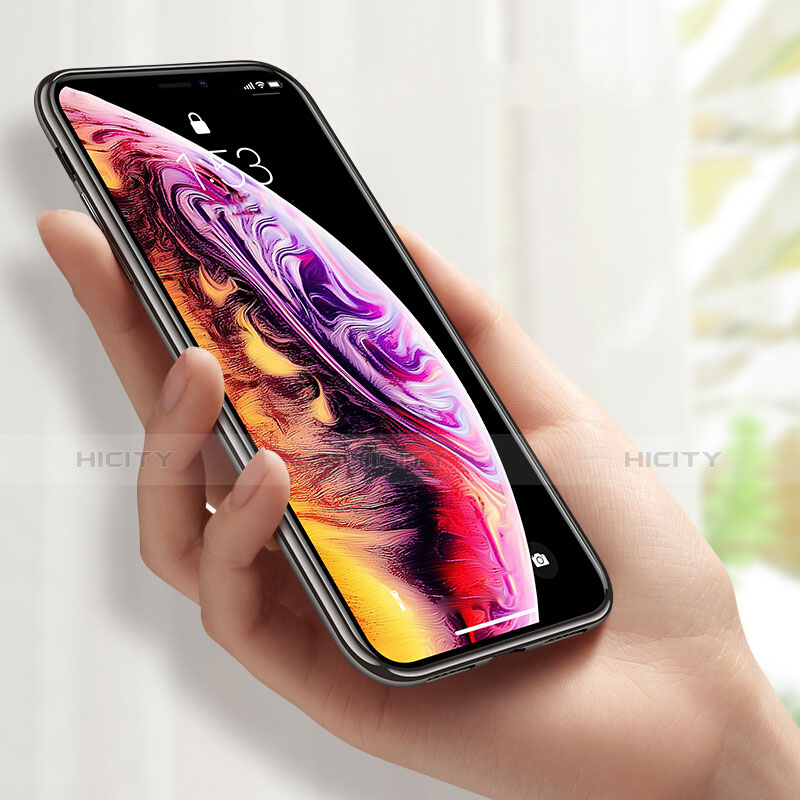 Funda Silicona Ultrafina Transparente C12 para Apple iPhone X Negro