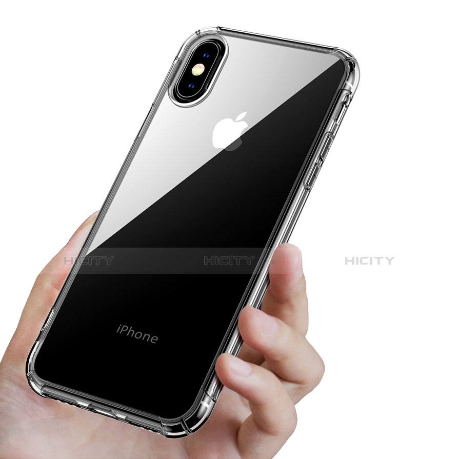 Funda Silicona Ultrafina Transparente C17 para Apple iPhone X Claro