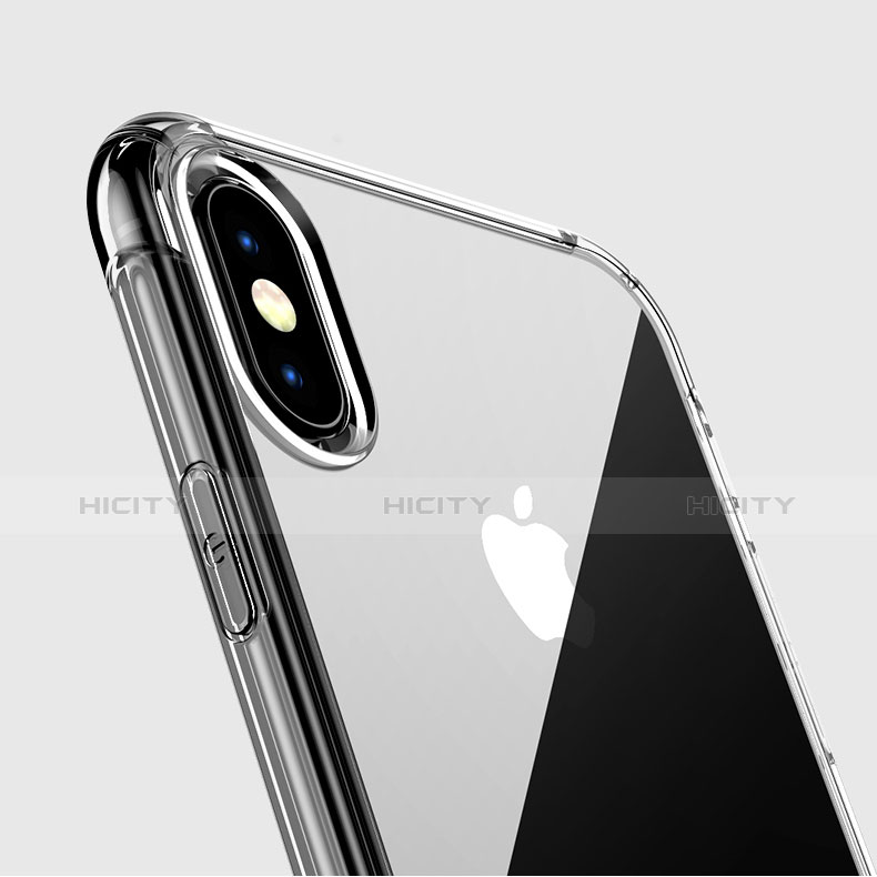 Funda Silicona Ultrafina Transparente C17 para Apple iPhone X Claro