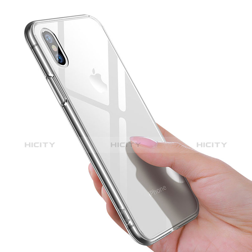 Funda Silicona Ultrafina Transparente C18 para Apple iPhone X Claro