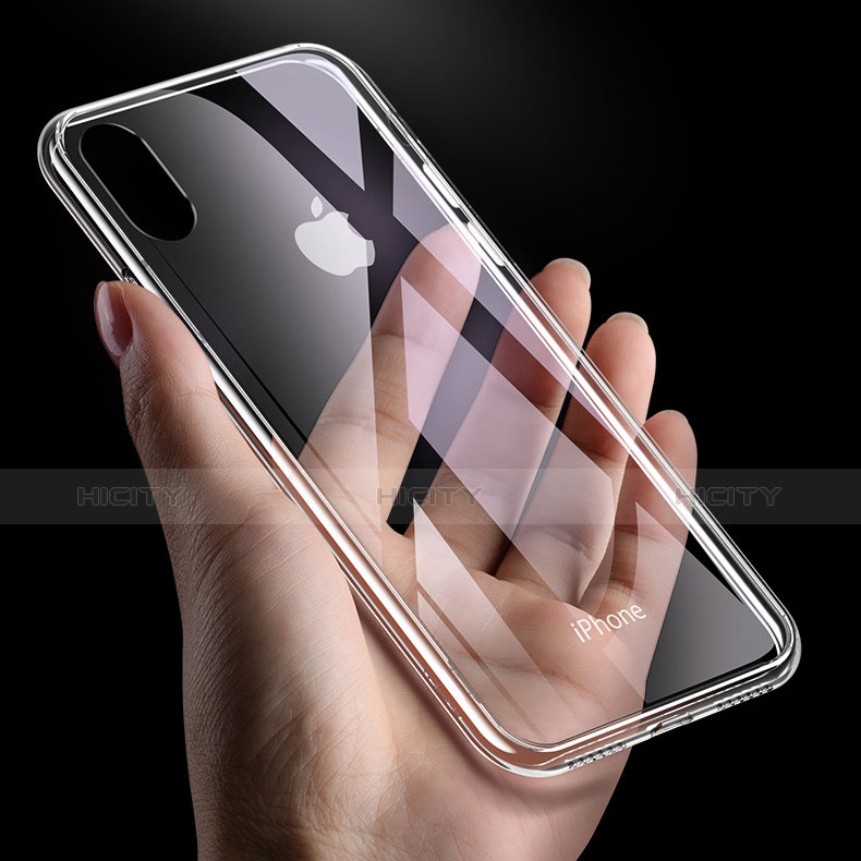 Funda Silicona Ultrafina Transparente C18 para Apple iPhone X Claro