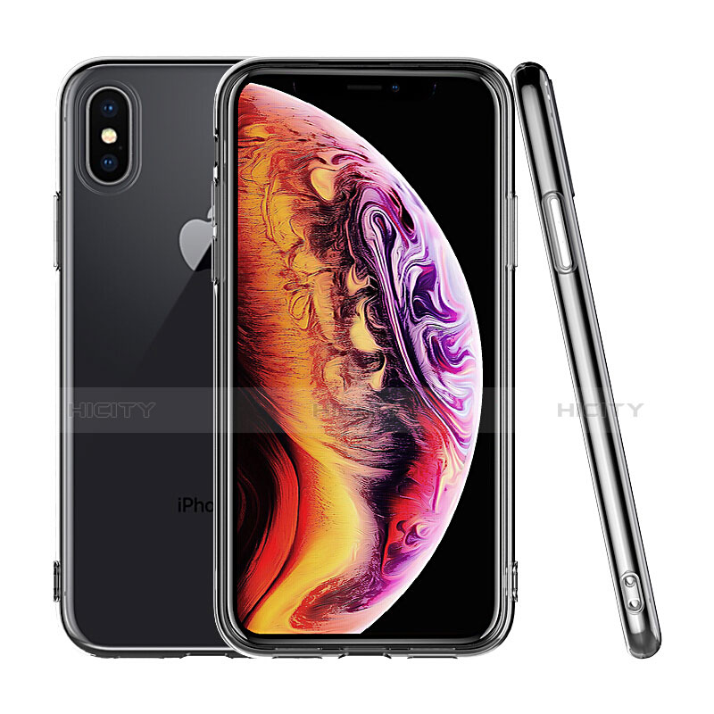 Funda Silicona Ultrafina Transparente C19 para Apple iPhone X Claro