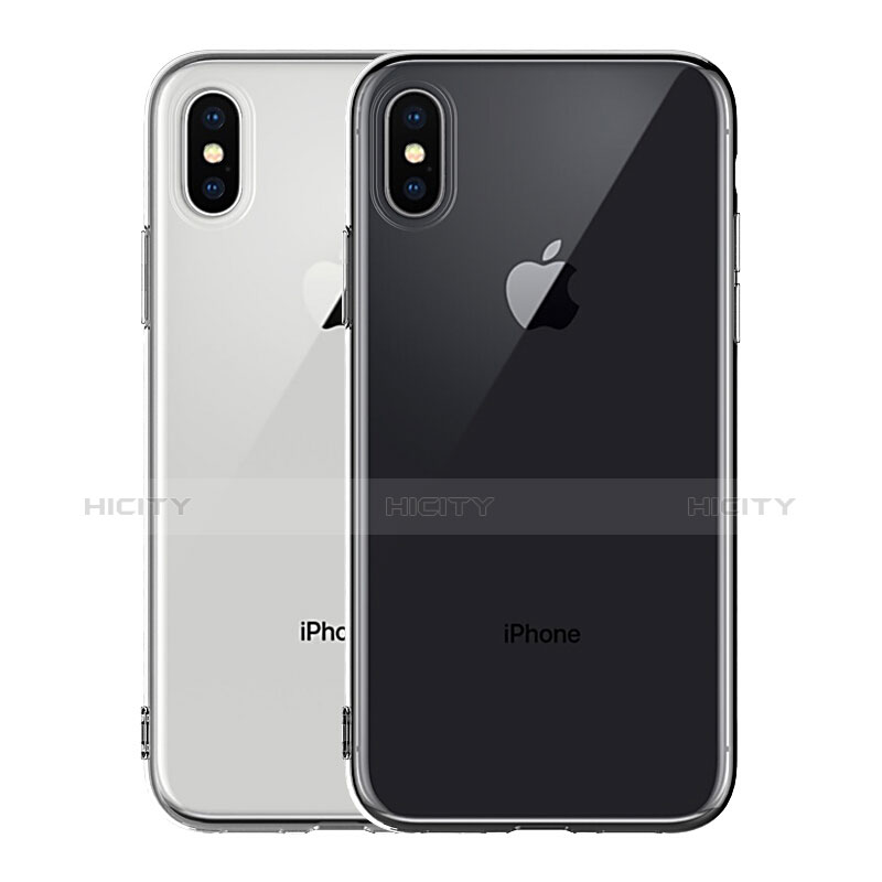 Funda Silicona Ultrafina Transparente C19 para Apple iPhone X Claro