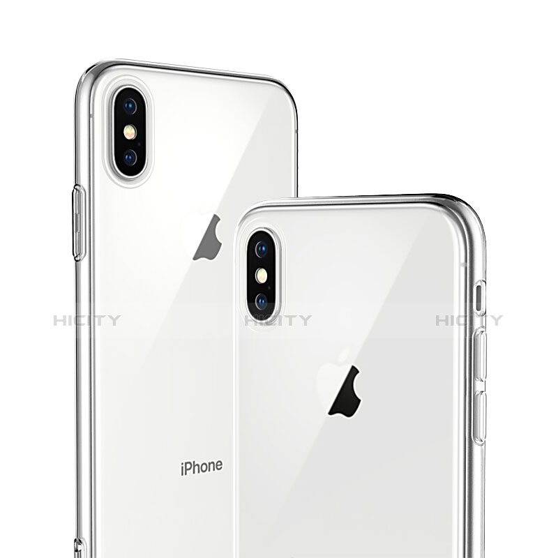 Funda Silicona Ultrafina Transparente C19 para Apple iPhone X Claro