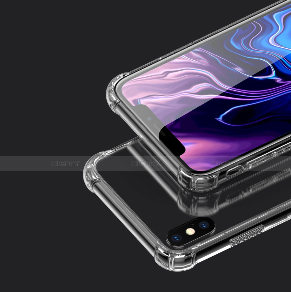 Funda Silicona Ultrafina Transparente C20 para Apple iPhone X Claro