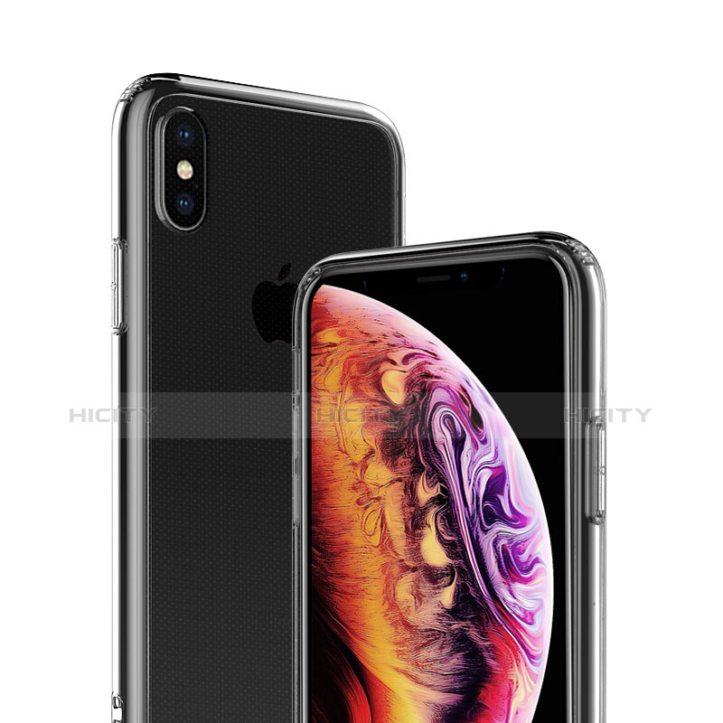 Funda Silicona Ultrafina Transparente C22 para Apple iPhone Xs Claro