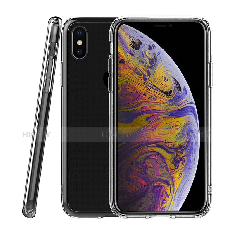 Funda Silicona Ultrafina Transparente C22 para Apple iPhone Xs Claro