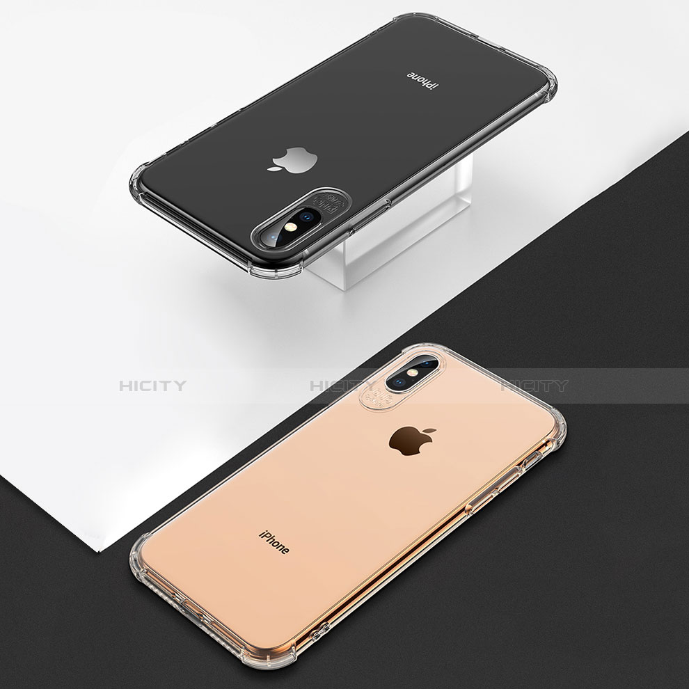 Funda Silicona Ultrafina Transparente C23 para Apple iPhone X Claro