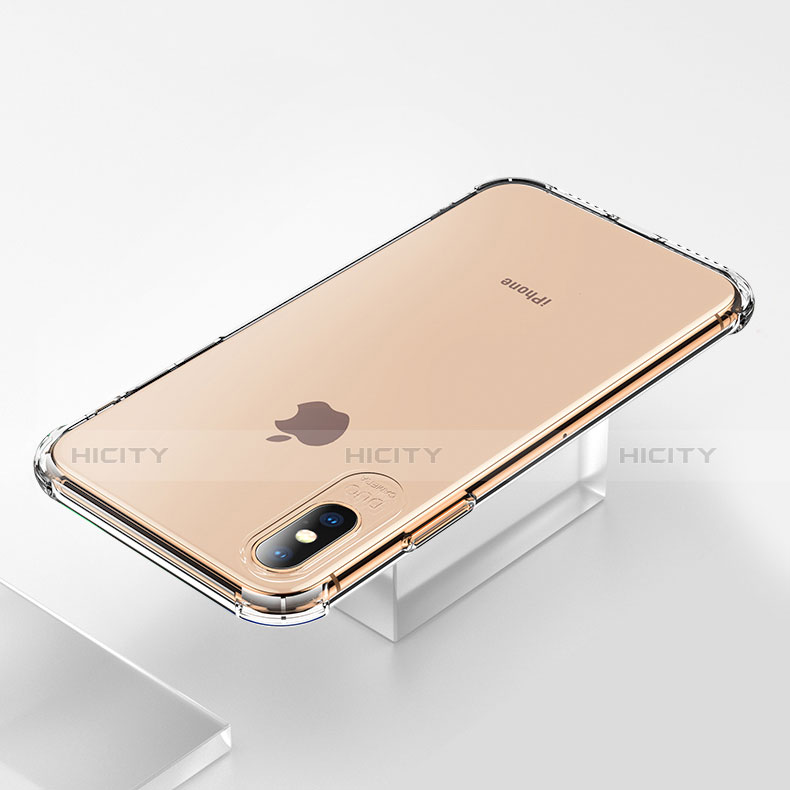 Funda Silicona Ultrafina Transparente C23 para Apple iPhone X Claro