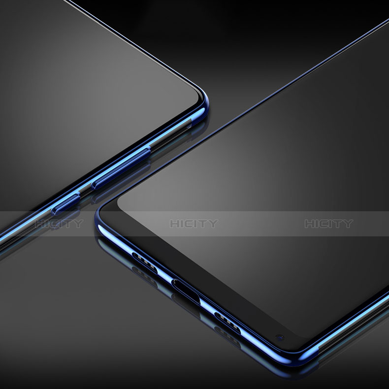 Funda Silicona Ultrafina Transparente con Anillo de dedo Soporte para Xiaomi Mi Mix 2 Azul