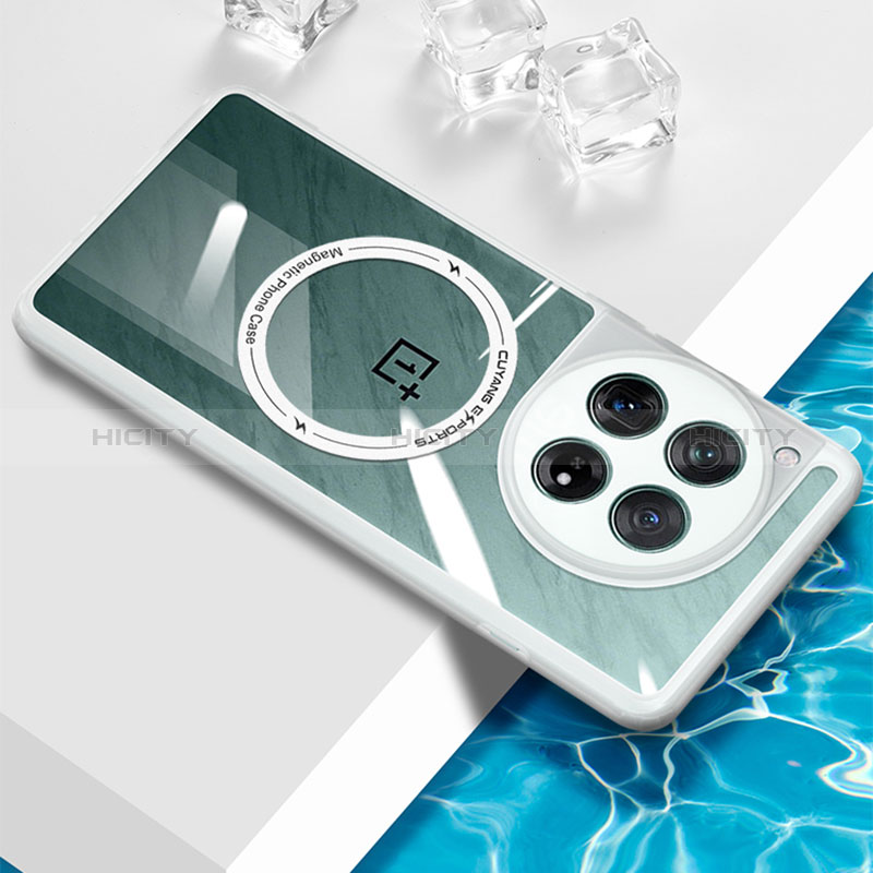 Funda Silicona Ultrafina Transparente con Mag-Safe Magnetic BH1 para OnePlus 12R 5G